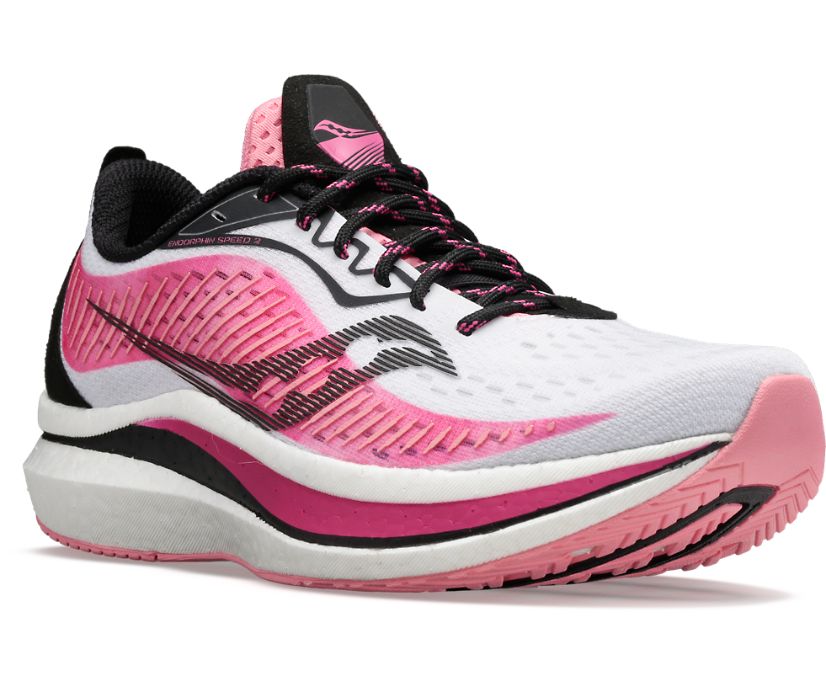 Women's Saucony Endorphin Speed 2 Running Shoes Pink | Singapore 123LISH